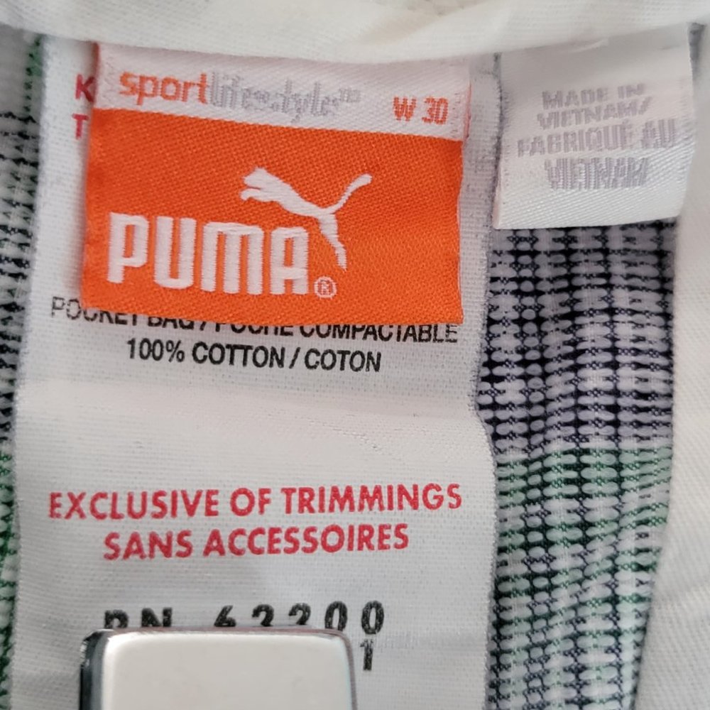 Puma Men's Plaid Golf Shorts - Picture 14 of 16